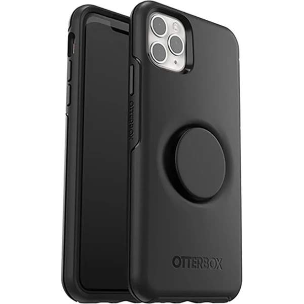 Чохол-підставка (з попсокетом) OtterBox Pop Symmetry Series Case Black для iPhone 11 Pro Max у Тернополі