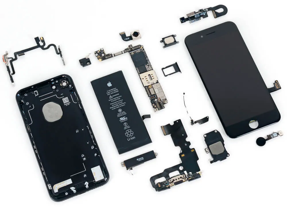 Пайка аудіокодека iPhone 7