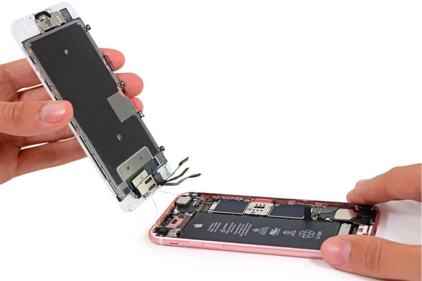 Пайка контролера тачскрін iPhone 6 Plus