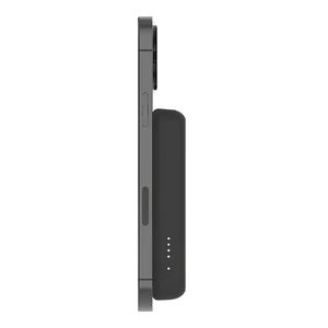 Беспроводной MagSafe повербанк с подставкой Belkin BoostCharge Power Bank 5K для iPhone с поддержкой быстрой зарядки 7,5 Вт, 5000 mAh Black - Фото 3