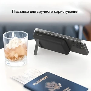 Беспроводной MagSafe повербанк с подставкой Belkin BoostCharge Power Bank 5K для iPhone с поддержкой быстрой зарядки 7,5 Вт, 5000 mAh Black - Фото 6