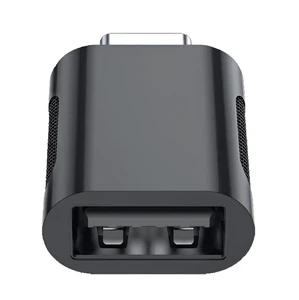 Адаптер (перехідник) для швидкої передачі даних iLoungeMax OTG Armor Type-C to USB-A Space Grey - Фото 3