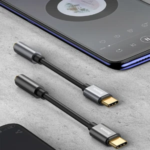 Перехідник до навушників Type-C to AUX 3.5mm Jack з підсилювачем ЦАП для iPhone / Android | Baseus L54 - Фото 4