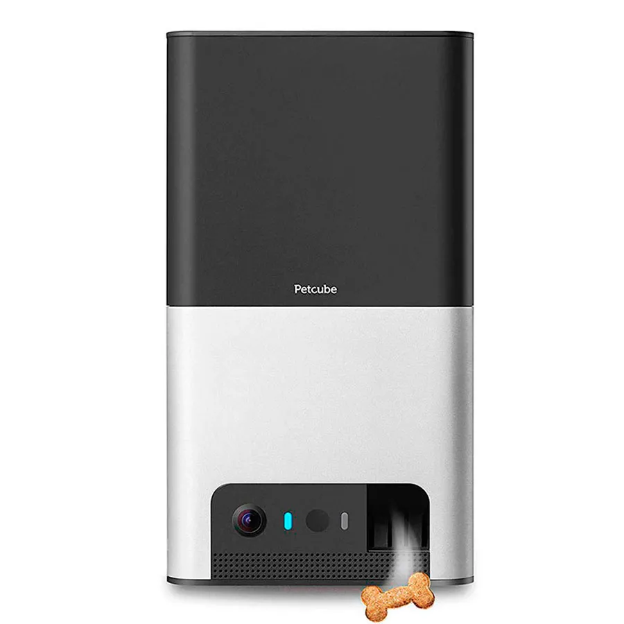 Розумна годівниця з камерою Petcube Bites 2 Matte Silver для домашніх тварин