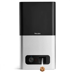 Розумна годівниця з камерою Petcube Bites Matte Silver для домашніх тварин б/в - Фото 3