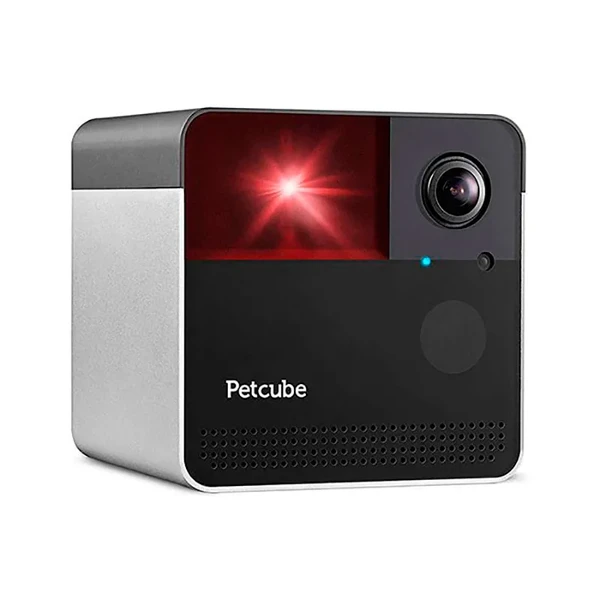 Інтерактивна камера з лазером Petcube Play 2 Matte Silver для домашніх тварин