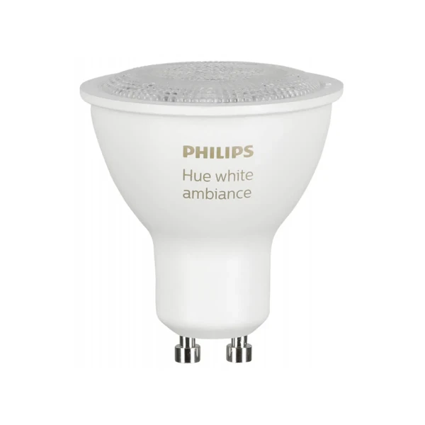 Розумні світлодіодні лампочки Philips Hue GU10 White Ambiance Apple HomeKit (2 шт.)