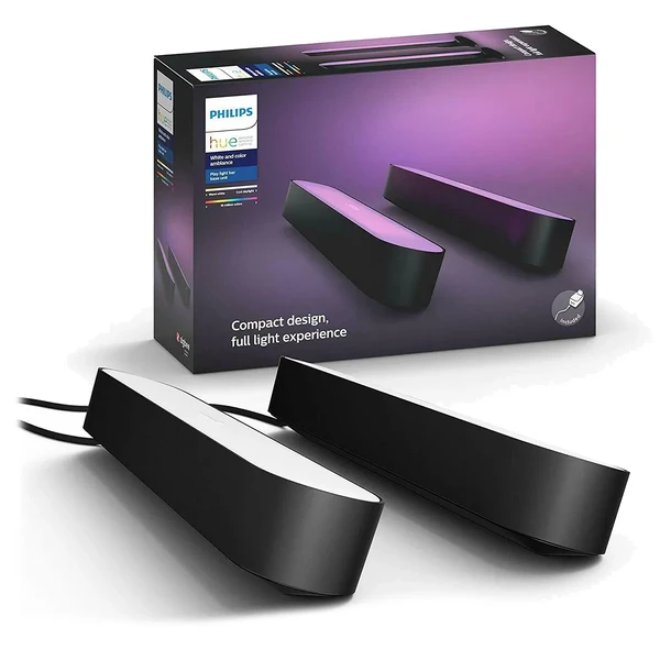Розумна світлодіодна лампа Philips Hue Play Light Bar Base Apple HomeKit (2 шт.)