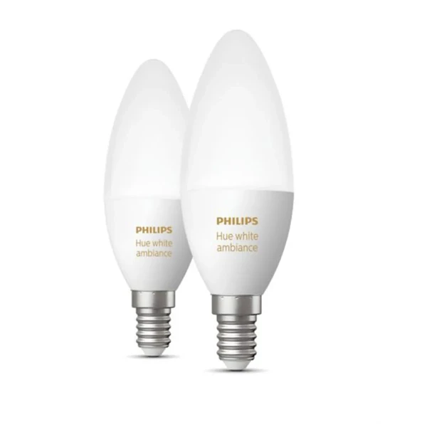 Розумні світлодіодні лампи Philips Hue Single bulb E14 Apple HomeKit