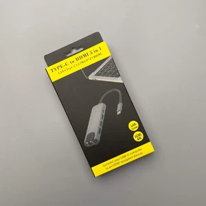 Багатофункціональний перехідник iLoungeMax 5 в 1 4K HDMI + Rj45 + USB 3.1 + USB-A + Type-C для MacBook - Фото 5