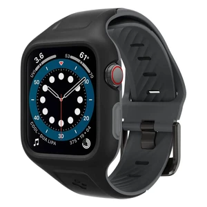 Черный противоударный чехол-ремешок Spigen Liquid Air Pro для Apple Watch 40mm SE 2 | SE | 6 | 5 | 4 - Фото 2