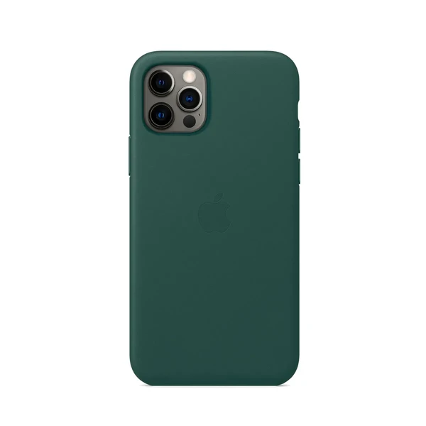 Шкіряний чохол iLoungeMax Genuine Leather Case MagSafe Pine Green для iPhone 12 Pro Max ОЕМ в Ужгороді