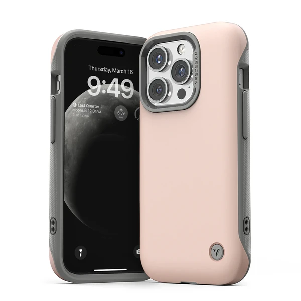 Противоударный чехол с MagSafe VRS Design Case Terra Guard Modern Pink Sand для iPhone 15 Pro Max