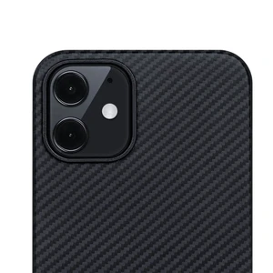 Карбоновий чохол-накладка Pitaka Air Case Black/Grey для iPhone 12 mini - Фото 3