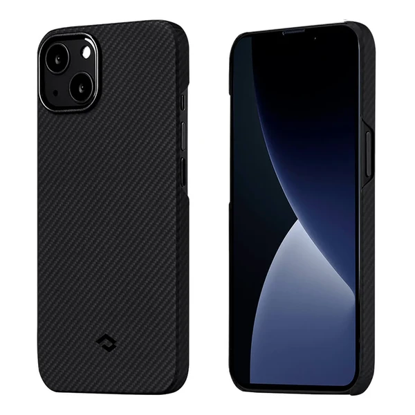 Карбоновий чохол-накладка Pitaka Air Case Black/Gray для iPhone 13 у Житомирі