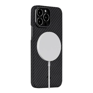 Карбоновий чохол-накладка Pitaka MagEZ Case 2 Black/Grey для iPhone 13 Pro - Фото 2
