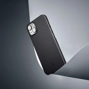 Карбоновий чохол-накладка Pitaka MagEZ Case 2 Black/Grey для iPhone 13 - Фото 5