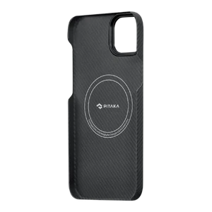 Противоударный чехол Pitaka MagEZ Case 3 Fusion Weaving Rhapsody Black/Gray for iPhone 14 Plus - Фото 3