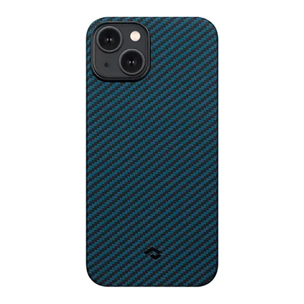 Протиударний чохол Pitaka MagEZ Case 3 Twill 1500D Black/Blue для iPhone 14 | 13