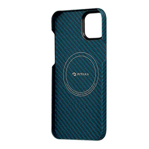 Протиударний чохол Pitaka MagEZ Case 3 Twill 1500D Black/Blue для iPhone 14 | 13 - Фото 5