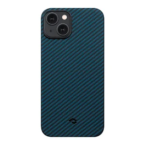 Протиударний чохол Pitaka MagEZ Case 3 Twill 1500D Black/Blue для iPhone 14 Plus KI1408M - Фото 1