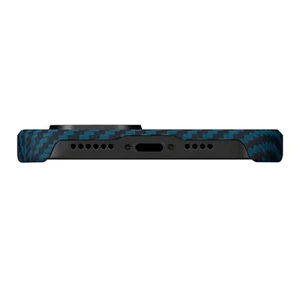 Протиударний чохол Pitaka MagEZ Case 3 Twill 1500D Black/Blue для iPhone 14 Plus - Фото 4
