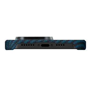 Протиударний чохол Pitaka MagEZ Case 3 Twill 1500D Black/Blue для iPhone 14 Pro - Фото 4