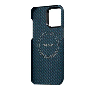 Протиударний чохол Pitaka MagEZ Case 3 Twill 1500D Black/Blue для iPhone 14 Pro Max - Фото 5