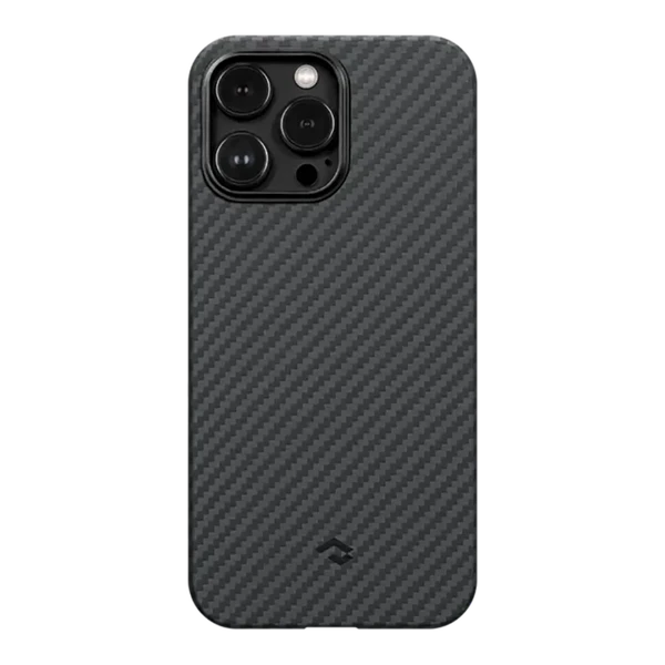 Протиударний чохол Pitaka MagEZ Case 3 Twill 1500D Black/Grey для iPhone 14 Pro у Луцьку
