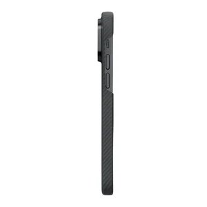 Протиударний чохол Pitaka MagEZ Case 3 Twill 600D Black/Grey для iPhone 14 Pro Max - Фото 3