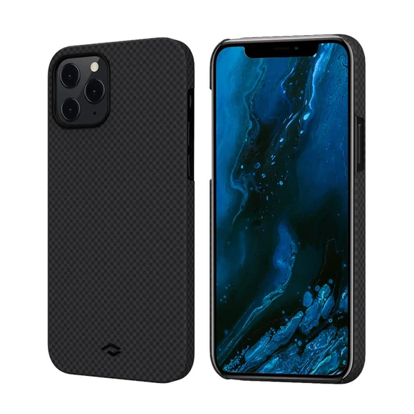 Карбоновий чохол-накладка Pitaka MagEZ Case Black | Grey для iPhone 12 Pro у Дніпрі