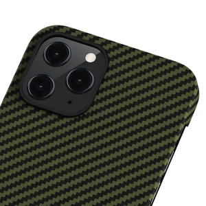 Карбоновый чехол-накладка Pitaka MagEZ Case Black | Yellow  для iPhone 12 Pro - Фото 3