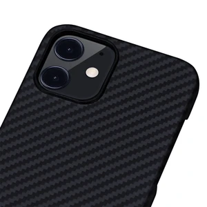 Карбоновий чохол-накладка Pitaka MagEZ Case Black | Grey для iPhone 12 - Фото 3