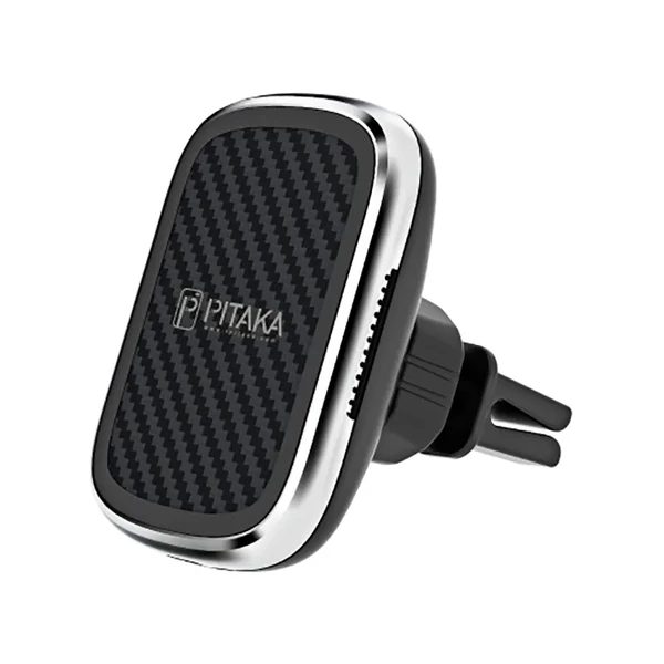 Автодержатель з бездротовою зарядкою Pitaka MagMount Qi Car Vent Black