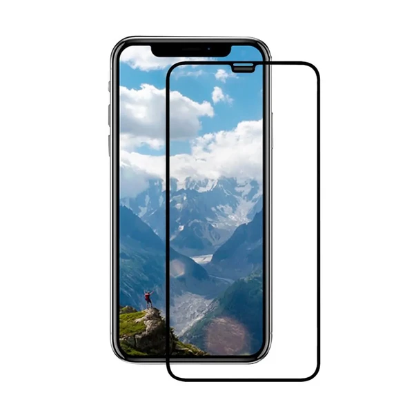 Захисне скло +NEU Chatel Full Cover Crystal Front Black для iPhone 12 mini в Мукачеві