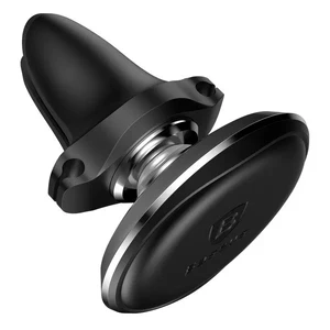 Магнитный автодержатель Baseus Magnetic Air Vent Car Mount Holder Black - Фото 2