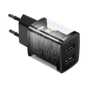 Зарядное устройство Baseus Compact Charger 2U для iPhone/iPad, мощность 10.5W (EU) Black - Фото 3