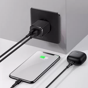 Зарядное устройство Baseus Compact Charger 2U для iPhone/iPad, мощность 10.5W (EU) Black - Фото 5