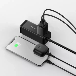 Зарядное устройство Baseus Compact Charger 2U для iPhone/iPad, мощность 10.5W (EU) Black - Фото 6