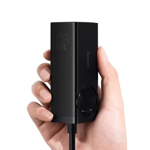 Зарядка-удлинитель Baseus GaN3 Pro PowerStrip Fast Charger AC + 2USB + 2USB-C 65W Black (1.5m) - Фото 2