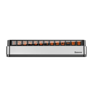 Паркувальна Карта Baseus Moonlight Box Series Temporary Parking Number Plate Dark Gray