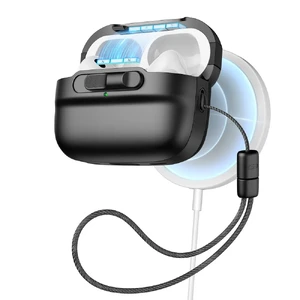 Захисний чохол MagSafe з замком ESR Pulse Magnetic Lock Case Black для AirPods Pro 2 - Фото 2