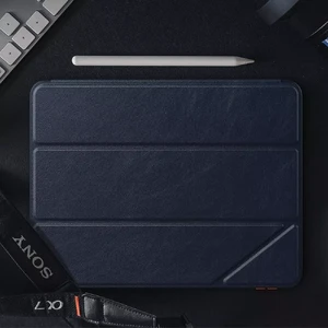 Чехол-книжка Nillkin Bevel Leather с держателем Apple Pencil Blue для Apple iPad Pro 11" (2022 | 2021 | 2020) - Фото 4