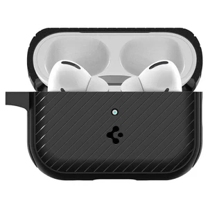 Протиударний чохол із карабіном Spigen Mag Armor Case (MagFit) Matte Black для AirPods Pro 2 - Фото 2