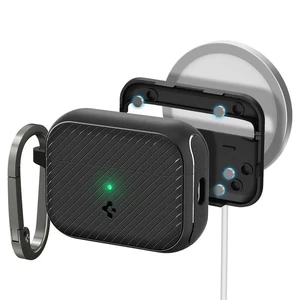 Протиударний чохол із карабіном Spigen Mag Armor Case (MagFit) Matte Black для AirPods Pro 2 - Фото 3