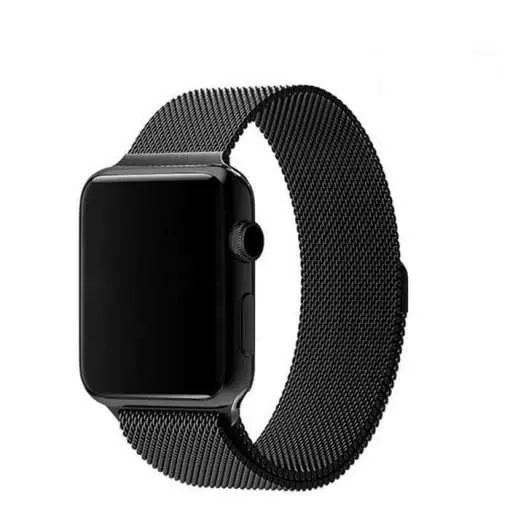 Ремінець iLoungeMax Milanese Loop Forest Black для Apple Watch 41mm | 40mm | 38mm OEM у Тернополі