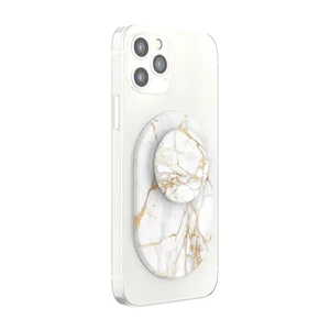 Попсокет с магнитным держателем PopSockets PopGrip MagSafe Gold Lutz Marble для iPhone 14 | 13 | 12 - Фото 3
