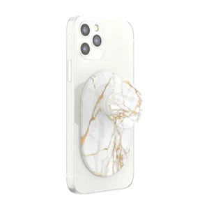 Попсокет с магнитным держателем PopSockets PopGrip MagSafe Gold Lutz Marble для iPhone 14 | 13 | 12 - Фото 4
