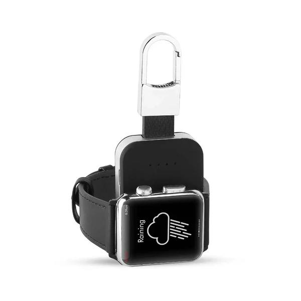 Портативний зовнішній акумулятор з карабіном iLoungeMax Portable Charger 400mAh для Apple Watch 1 | 2 | 3 у Броварах