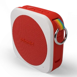 Портативна Bluetooth-колонка Polaroid P1 Music Player Red з карабіном, водонепроникна IPX5 - Фото 2